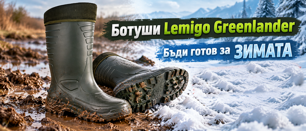 БОТУШИ LEMIGO Greenlander – за ЗИМЕН РИБОЛОВ, КАЛ и СНЯГ