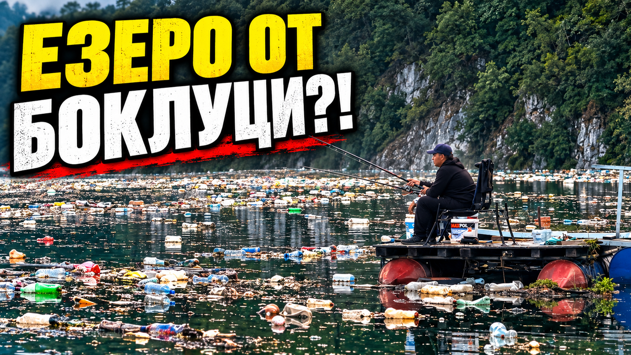 ЛОВИХМЕ РИБА В НАЙ-МРЪСНОТО ЕЗЕРО В ЕВРОПА… КАМИОН ЗА МАЛКО ДА НИ УБИЕ!