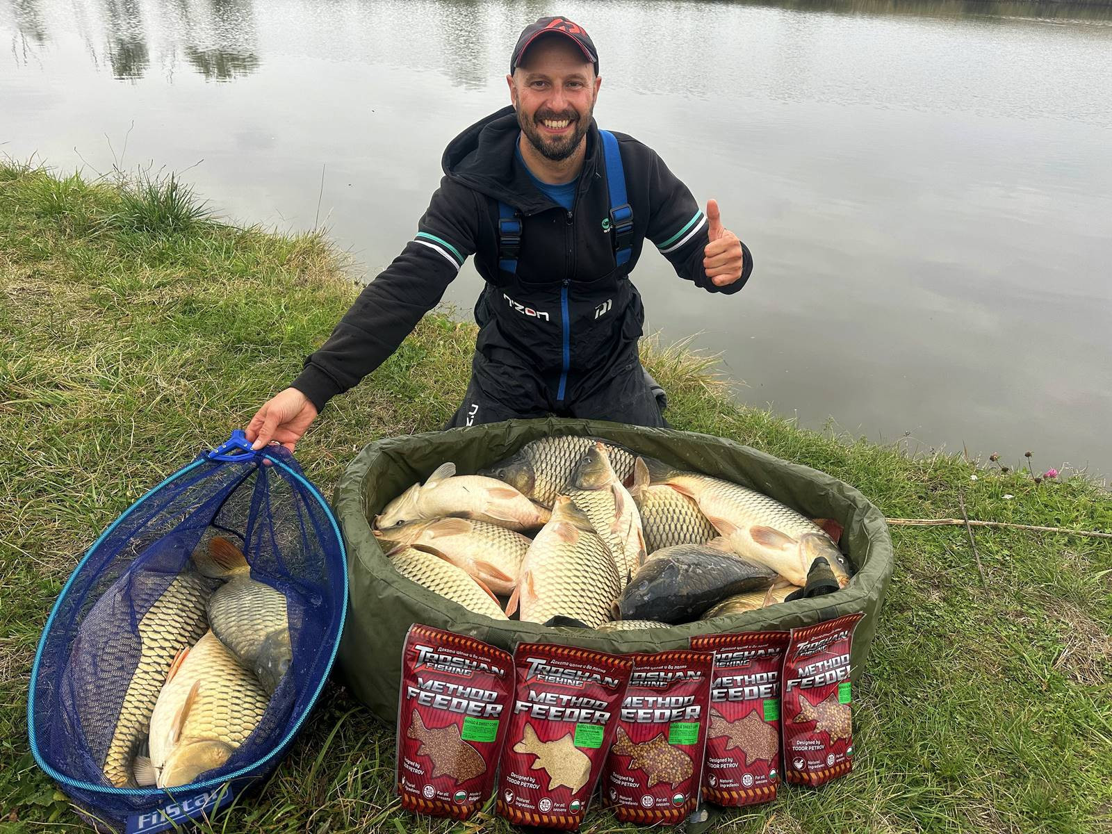 Риболов на Шарани с Метод Фидер