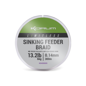 Плетено влакно за фидер Korum Limitless Sinking Feeder Braid - 300м