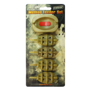 Фидер комплект FilStar InLine Method Feeder Set  - L - 30/40/50/60 g