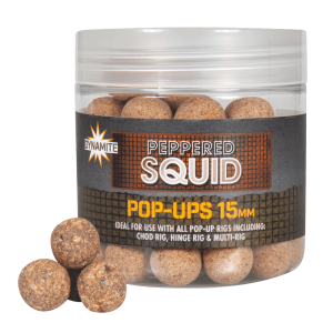 Плуващи топчета DB Peppered Squid Foodbait Pop-Ups 15мм
