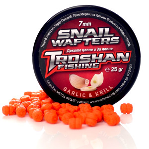 Garlic & Krill 7mm - Snail Wafters Troshan Fishing