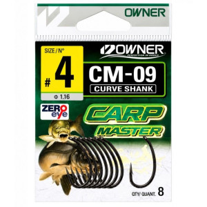 Шаранджийски Куки Owner CARP MASTER CURVE SHANK - CM-09