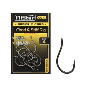 Куки Premium Carp Chod & Stiff Rig F1254DB