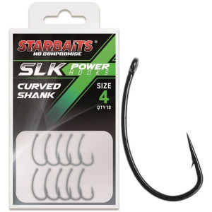 Куки Starbaits Power Hook Coated CURVED SHANK