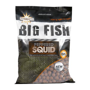 Топчета DB Big Fish Peppered Squid Boilies 1кг, 20мм