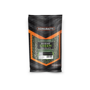 Пелети Sonubaits Marine Green Feed Pellets - 8mm