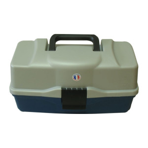Куфарче Plastilys с 2 нива, синьо - BOX-M2P