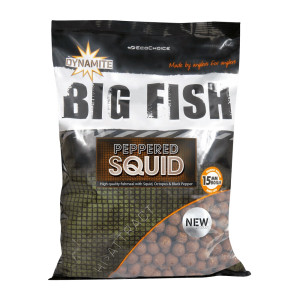 Топчета DB Big Fish Peppered Squid Boilies 1кг, 20мм