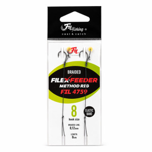 Вързани Куки Fil Fishing METHOD RIG BRAID BAND