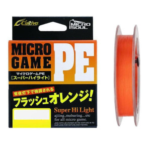 Плетено влакно Owner Cultiva MICRO GAME x4 ORANGE - 150м