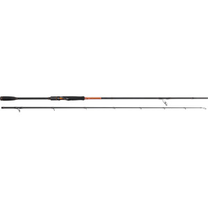 Спининг въдица Kinetic - Xarann Spin CT, 2.70 m, 5-24 g, черна/оранжева