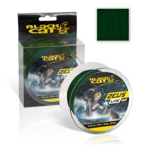 Плетено влакно за сом 400m Black Cat Zeus Line G2 Green