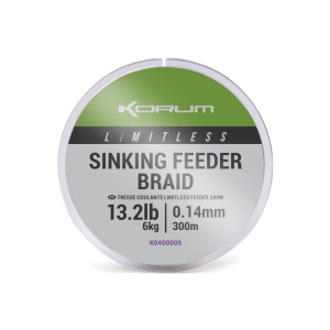 Плетено влакно Korum Limitless Sinking Feeder Braid