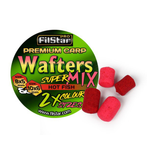 Дъмбели Super Мix Wafters FilStar Premium Carp - Hot Fish