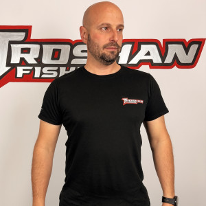 Тениска Troshan Fishing - Черна