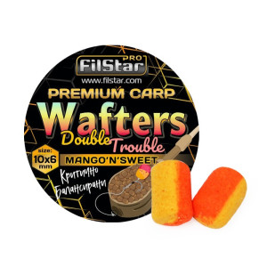 Дъмбели за фидер Dоuble Trouble Wafters FilStar Premium Carp - Mango’N’Sweet 10x6мм