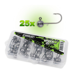 Кутия с джиг глави Filstar - 25бр