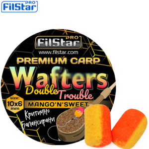 Дъмбели за фидер Dоuble Trouble Wafters FilStar Premium Carp - Mango’N’Sweet 10x6мм