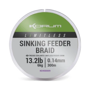 Плетено влакно Korum Limitless Sinking Feeder Braid - 300м