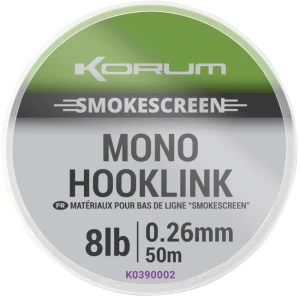 Монофилно влакно за поводи KORUM Smokescreen Mono Hooklink - 50м
