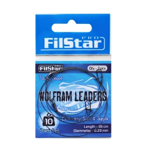 Повод за щука FilStar Wolfram Leader 35см - 10кг