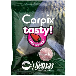 Суха добавка Sensas CARPIX TASTY - STRAWBERRY 300гр