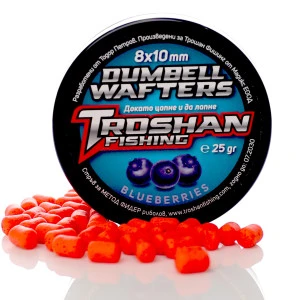 Blueberries 8х10mm - Dumbell Wafters Troshan Fishing