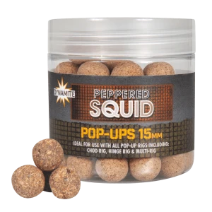 Плуващи топчета DB Peppered Squid Foodbait Pop-Ups 15мм