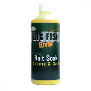 Атрактант Dynamite Baits Big Fish River Liquid - Cheese & Garlic 500мл