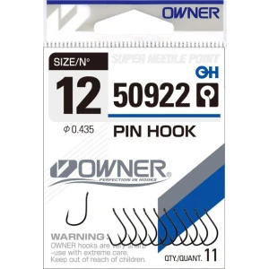 Куки с Контра и Ухо Owner PIN HOOK BLACK CHROME - 50922