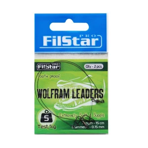 Повод за щука FilStar Wolfram Leader 15см - 5кг