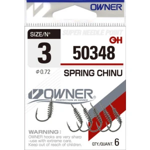 Куки с Пружина Owner SPRING CHINU WHITE - 50348