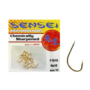 Единични Куки с Контра Sensei - F101G - Златни