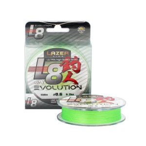 Плетено Влакно Lazer PE L8 Evolution Fluo Green