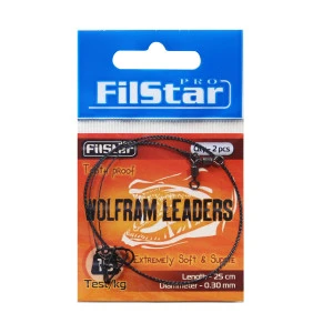 Повод за щука FilStar Wolfram Leader 25см - 15кг
