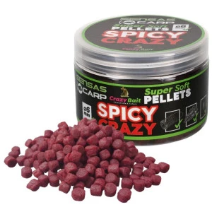 Меки Пелети Sensas SUPER SOFT PELLETS - SPICY CRAZY 6mm