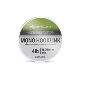 Монофилно влакно за поводи Korum SmokeShield Mono Hooklink, 50м - 0.20мм