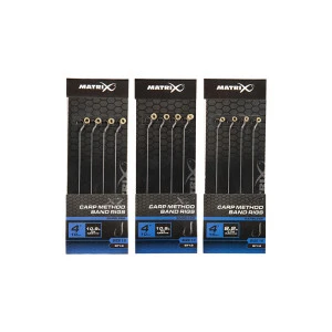 Вързани куки Matrix X7 Carp Method 10cm Band Rigs