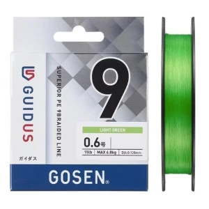 Плетено Влакно Gosen Guidus PE X 9 - 150м Зелено