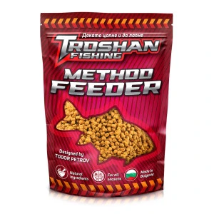 Method Feeder Пелети Troshan Fishing - Chocolate & Orange 2mm 600gr