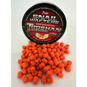 Snail Wafters Troshan Fishing - Garlic & Krill 7mm