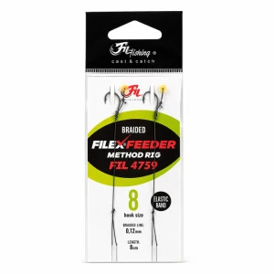 Вързани Куки Fil Fishing METHOD RIG BRAID BAND
