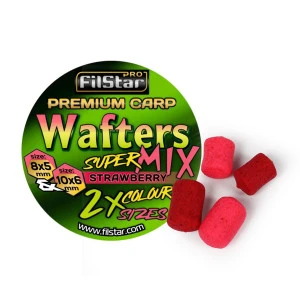 Дъмбели Super Мix Wafters FilStar Premium Carp - Strawberry