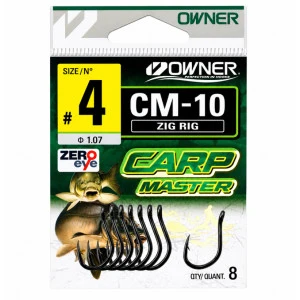 Шаранджийски Куки Owner CARP MASTER ZIG RIG - CM-10