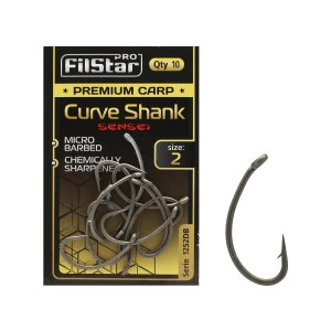 Куки Premium Carp Curve Shank F1252DB