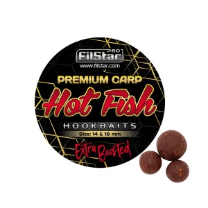 Топчета Hookbaits FilStar Premium Carp Hot Fish 14/18mm