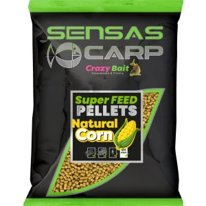 Пелети Sensas SUPER FEED PELLETS - NATURAL CORN 4мм