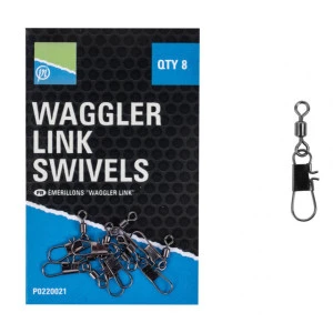Вирбел с карабина PRESTON Waggler Link Swivels
